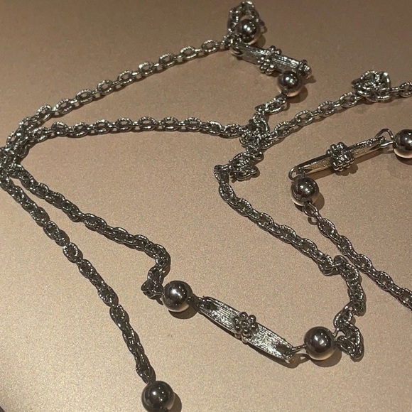 Minimalist Station Necklace 38” - Picture 1 of 4